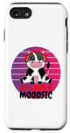 iPhone SE (2020) / 7 / 8 I Love Mooosic Funny cow with headphones Case