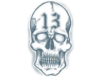 Tatuering 13 Dödskalle