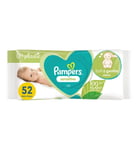 Pampers Sensitive Baby Wipes Plastic & Fragrance Free 4 Packs = 208 Wet Wipes