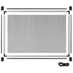 Extendable Insect Screen for Windows White vidaXL