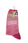 WONDER WOMAN Socks UK Size 3-7 ladies valentines day socks NEW