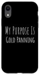 iPhone XR Gold Panning Life Case