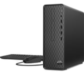 HP Slim S01-aF2006na Desktop PC - Intel®Pentium Silver, 256 GB SSD, Black, Black