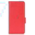 Asus Zenfone 10 / 9 PU Läder Plånboksfodral - Röd