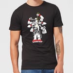 Marvel Deadpool Multitasking Men's T-Shirt - Black - 3XL