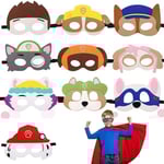Paw Patrol Hund Leksaker, Filt Mask, Barn Djur Mask, Valp Fest Masker