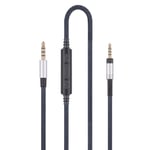 Audio Replacement Cable Compatible with Sennheiser HD4.40, HD 4.40 BT, HD4.50, HD 4.50 BTNC, HD4.30i, HD4.30G Headphone and Compatible with Samsung Galaxy Huawei with in-Line Mic Remote Volume control