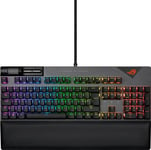 ASUS ROG Strix Flare II 100% RGB Gaming Keyboard, ROG NX Red mechanical switche