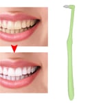 (Green)Single Interspace Brush Orthodontic Dental Toothbrush Braces Clean XTT