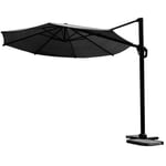 Platinum Sun & Shade, Coolfit frihängande parasoll 350cm anthracite