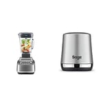 Sage SBL820SHY The Super Q Blender, ABS, 1800 W, 2 Liters, Smoked Hickory with SBL002 The Vac Q, Silver