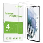 apiker [4 Pack] Screen Protector for Samsung Galaxy S21 Plus, Soft TPU, [Not Glass] [Support Fingerprint Sensor] [Not Wet Applied] [Case Friendly] [Maximum Coverage]