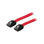 Startech - com Câble sata avec verrouillage 30 cm - 0,304 m - sata iii - sata 7-pin - sata 7-pin - Male connector / Male connector - Rouge (LSATA12)