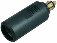 Adapter DIN 12-24V, cigguttag Nelco