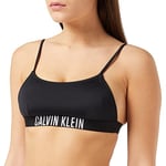 Calvin Klein Women's Bralette-RP Bikini Top, Pvh Black, S