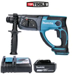 Makita DHR202Z 18V SDS Plus Rotary Hammer With 1 x 5Ah Battery &  Charger