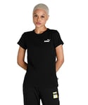 PUMA 58677601xs Shirt ESS avec Petit Logo pour Femme Unisexe, Noir, Taille Unique