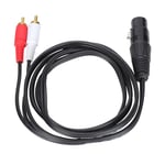 JORINDO XLR Hona till Dubbel RCA Kabel Y Splitter Patchkabel XLR till RCA Mikrofonanslutningssladd