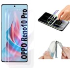 2x Full Coverage Clear Hydrogel  Screen Protector Cover for OPPO Reno10 Pro