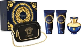 Versace Dylan Blue Femme Edp 100ml Gift Set 4 Pieces