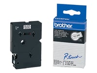 Brother - Svart, Vit - Rulle (0,9 Cm) 1 Kassett(Er) Bandlaminat - För P-Touch Pt-15, Pt-20, Pt-2000, Pt-3000, Pt-500, Pt-5000, Pt-6, Pt-8, Pt-8E