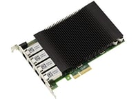 KALEA-INFORMATIQUE Carte réseau 4 Ports LAN Gigabit Ethernet RJ45 sur Port PCIe x4. Power Over Ethernet PoE+ 30W avec Chipset Intel I350 - Qualité Industrielle