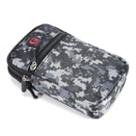 DFV mobile - Multipurpose Belt Case Naval Military Army Camouflage for Nokia 5310 (2020) - Black (17.5 x 10 cm)