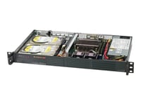 Supermicro Superserver 5019C-L - Server - Kan Monteras I Rack 1U - 1-Vägs - Ingen Cpu Upp Till - Ram 0 Gb - Ingen Hdd - Ast2500 - Gigabit Ethernet - Inget Os - Skärm: Ingen - Svart