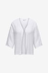 Only Carmakoma - Blus carGeorgia 3/4 Kimono Wvn - Vit