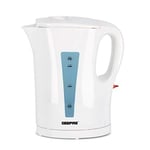 Geepas Electric Kettle, 2200W | Boil Dry Protection & Auto Shut Off | 1.7L Cordless Fast Boil Jug Kettle for Hot Water Tea or Coffee | Swivel Base with Manual Lid Open | 2 Year Warranty