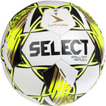 Select Fotboll Brillant Replica V24 3f Superliga - Vit/gul adult 171246-150