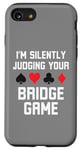 Coque pour iPhone SE (2020) / 7 / 8 Je suis en train de juger en silence votre blague amusante sur le bridge