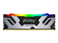 Kingston FURY Renegade RGB - DDR5 - modul - 48 GB - DIMM 288-pin - 6000 MHz / PC5-48000 - CL32 - 1.35 V - ej buffrad - on-die ECC - svart & silver