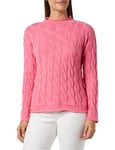 United Colors of Benetton Women's Sweater Turtleneck M/L 1335d2467, Pink 74W, M