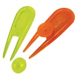 Masters Neon PitchFork and Ball Markers 2 Pack
