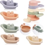 Bath Toys for 1 2 3 Year Old Boat Bath Toys for 0-6 Months Baby Bath Toys Gifts