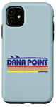 Coque pour iPhone 11 Dana Point California USA – Paradis de surf rétro