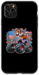 iPhone 11 Pro Max Patriotic Tiger 4th July Monster Truck American Case