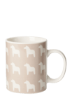 Åhléns Home Mugg DALAHÄST Beige
