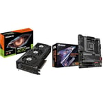 Gigabyte GeForce RTX 4070 SUPER WINDFORCE OC Graphics Card - 2505MHz Core & B650 AORUS ELITE AX ATX Motherboard - Supports AMD Ryzen 7000 Series AM5 CPUs