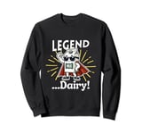 kawai Legendary Legend Dairy funny Milk Cool Hero sunglasses Sweatshirt