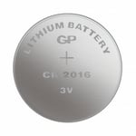 GP Batteries – CR2016 Lithium Coin, 1 Pack (B) (2182)