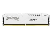 Kingston Fury Beast - Ddr5 - Modul - 16 Gb - Dimm 288-Pin - 6000 Mhz / Pc5-48000 - Cl30 - 1.4 V - Ej Buffrad - On-Die Ecc - Vit