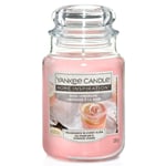 Yankee Candle Rose Lemonade 19oz Large Glass Jar Scented Fragrance 538g