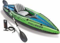 Intex Explorer K1 Inflatable Kayak Set with Aluminium Oars and Pump