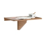 Rootz Väggmonterat hopfällbart bord - Köksbord - Skrivbord - Utrymmesbesparande design - Slitstarkt PB-material - Perfekt för små utrymmen och barnrum