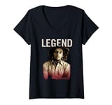 Bob Marley Legend V-Neck T-Shirt