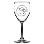 Wine Glass with Witcher Inspired Design