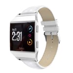 Fitbit Ionic Krokodil designat klockband - Vit