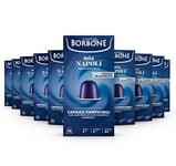 CAFFÈ BORBONE "Mia Napoli" Blend - 100 Aluminium Coffee Capsules (10 packs of 10) - Compatible with Nespresso* Coffee Machines for domestic use